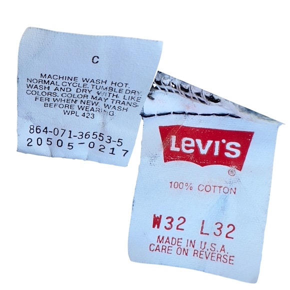 Vintage Levi’s 505 Orange Tab Straight Leg Jeans 20505-0217 Made in USA - Picture 10 of 14